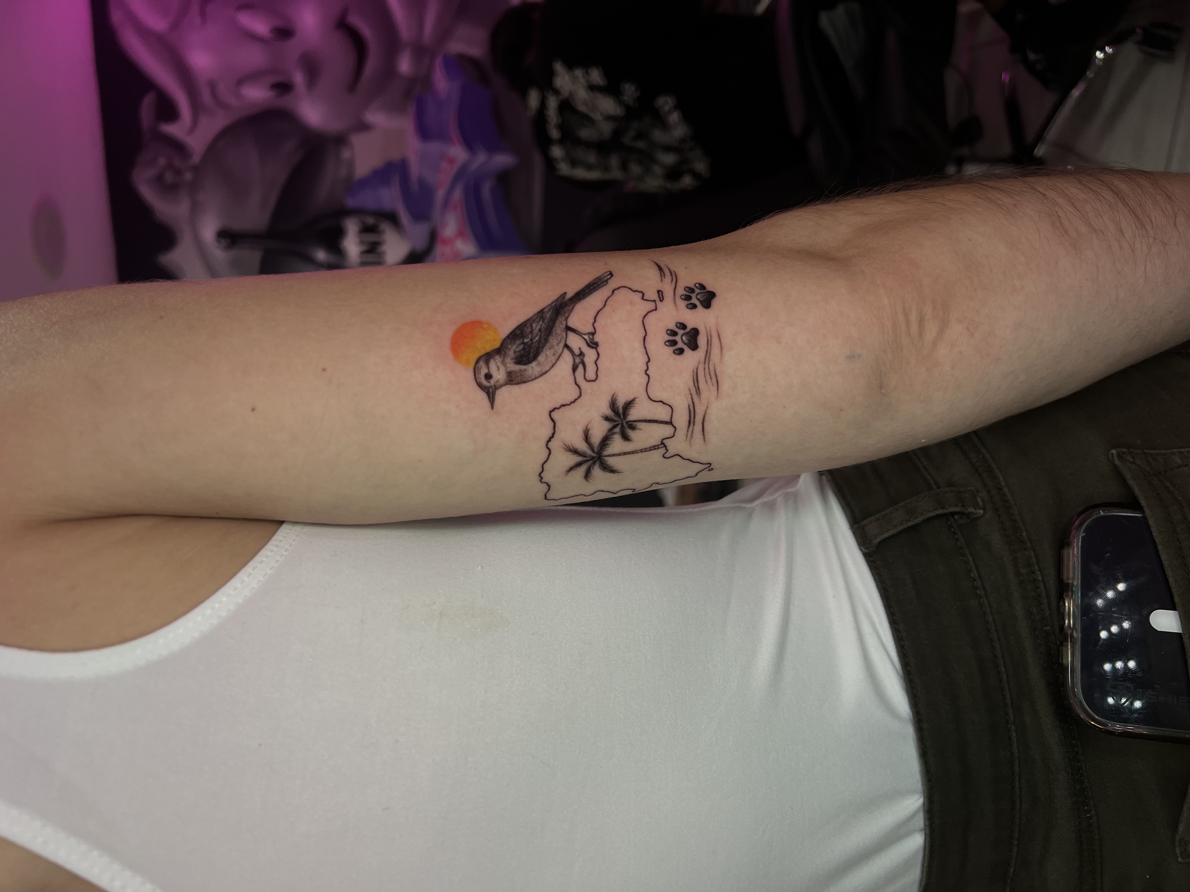 Bird tattoos - Tatuaje en Punta Cana